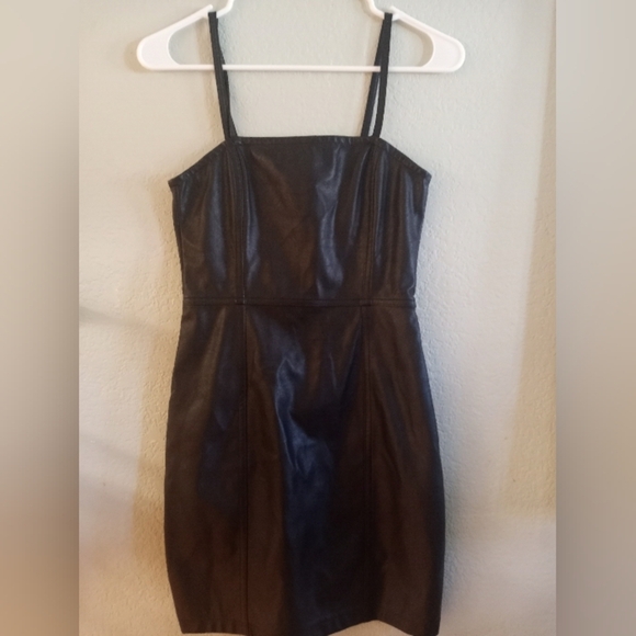 DIVIDED Dresses & Skirts - DIVIDED Vegan Leather mini